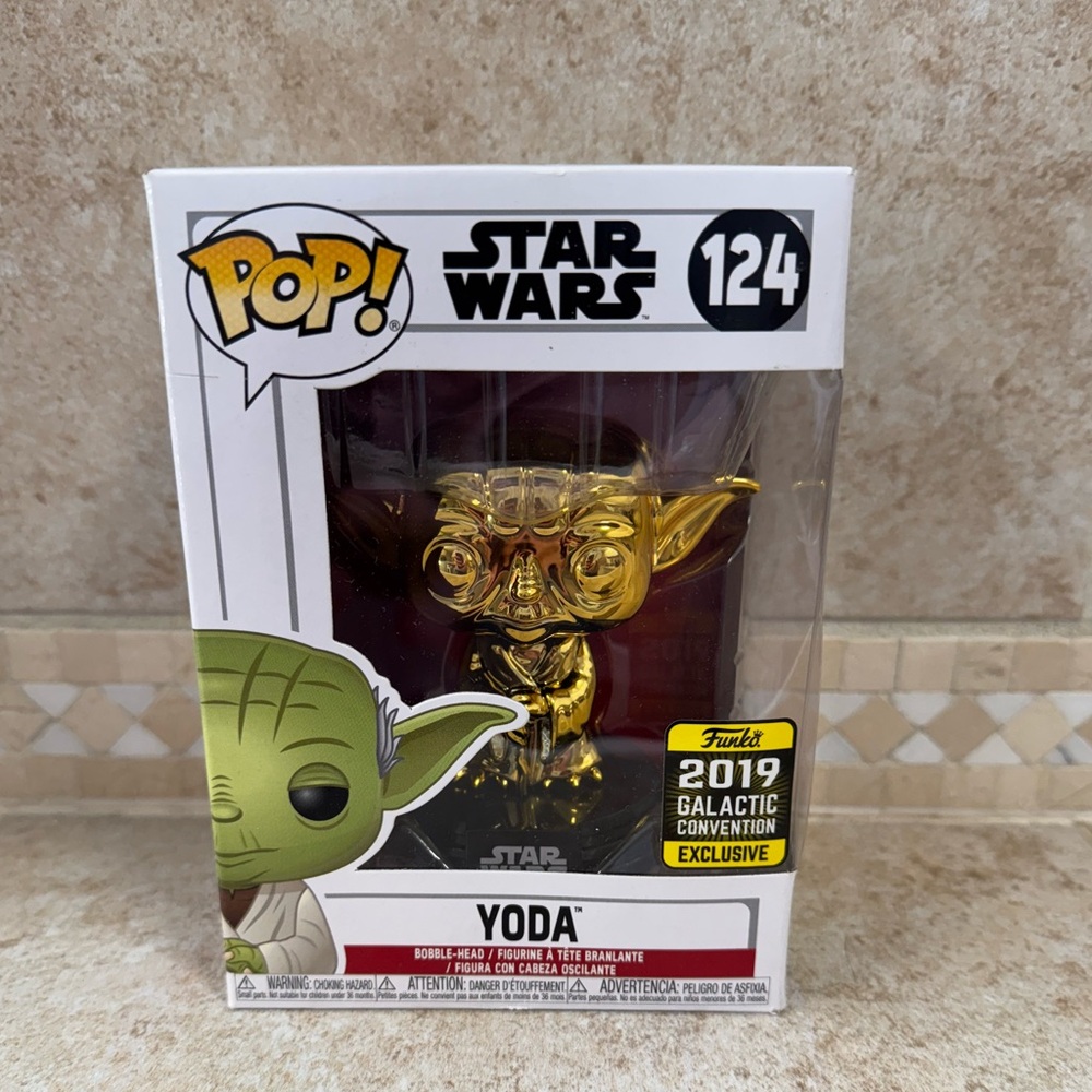 Funko Pop Star Wars Yoda Galactic Convention Exclusive
